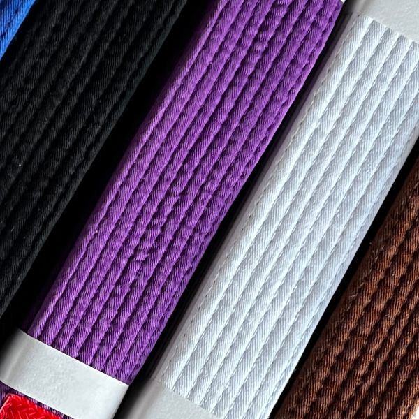 Custom Jiu Jitsu Training Belt with Digital Print Technology Durable 100% Cotton BJJ GI Belt