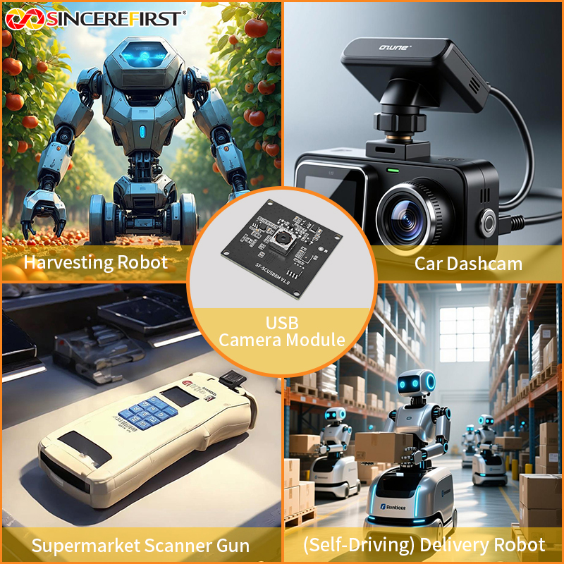 8MP UHD Image IMX179 CMOS Sensor Auto Focus Wide Angle USB Camera Module