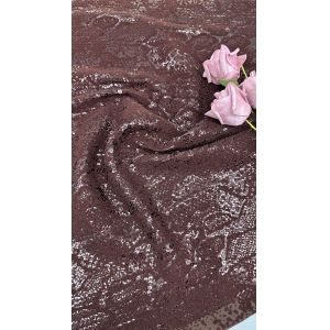 Decorative Lace Fabric for Garment Production Sequin Embroideded Lace Fabric for Bridal Dresses