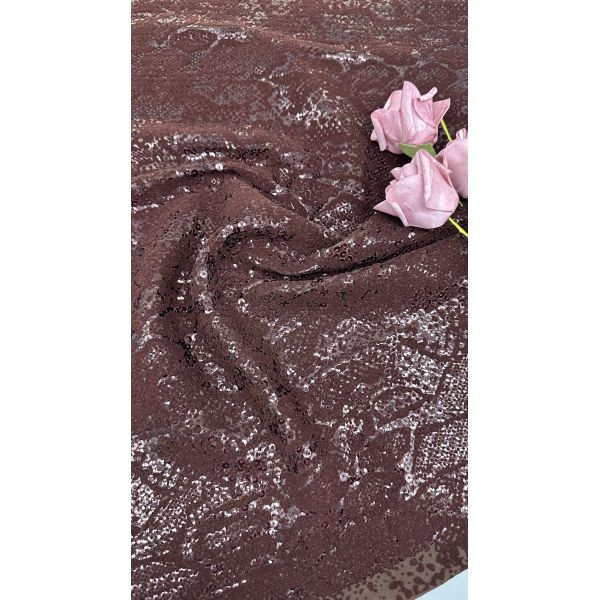 Decorative Lace Fabric for Garment Production Sequin Embroideded Lace Fabric for Bridal Dresses