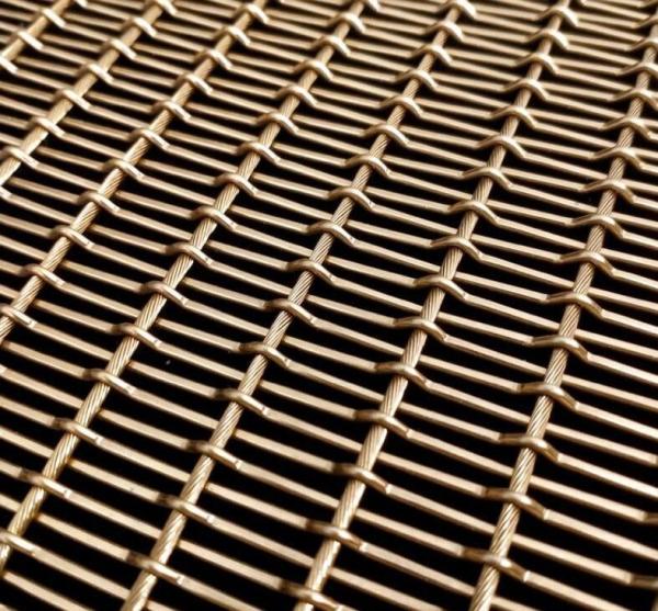 Stainless Steel Crimped Woven Wire Mesh for Architectural Facades