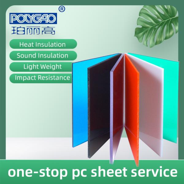 10-Year Warranty Polycarbonate Solid Sheet with Customized Length and Eco-Friendly PC Solid Sheet