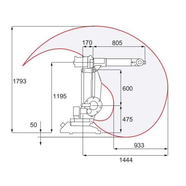 6 Axis IRB 1410 Used ABB Robot For Arc Welding