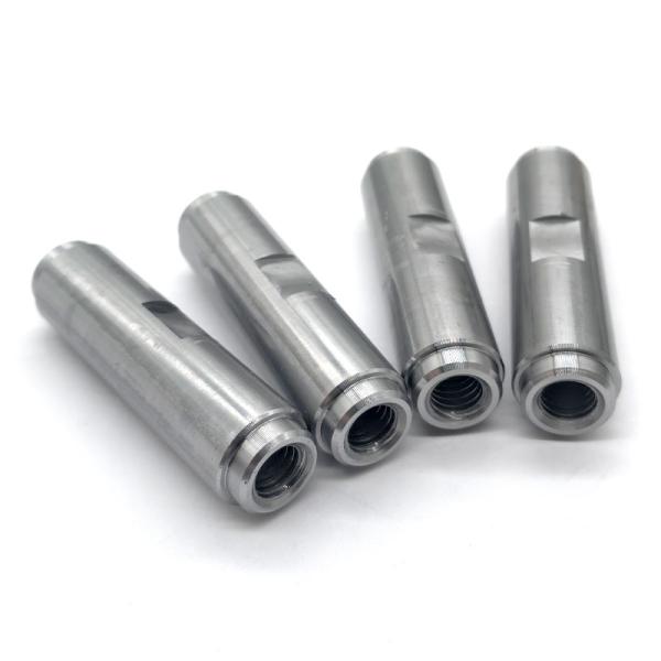 Custom CNC Machined Carbon Steel Threaded Blind Hole Sleeve
