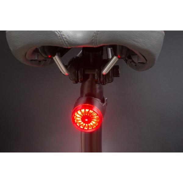 USB Rechargeable Bike Tail Light / IPX4 Waterproof Red Bicycle Light 15LM