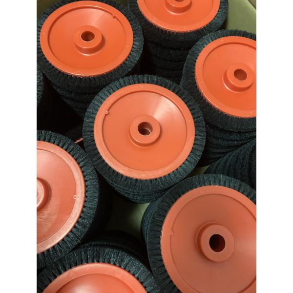 PBT PP alambre de latón de colorante de cabello de cerdo y acabado ruedas de cepillado pinceles de colorante