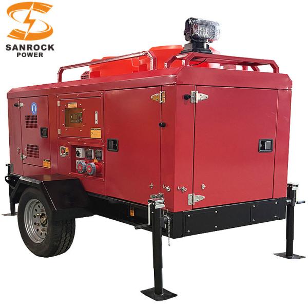 Pompes à eau all-in-one diesel de 30 kW moteur diesel pompe à eau agricole 500 m3/h