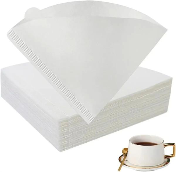Eco-Conscious V60 & Cone Coffee Filters – Premium Unbleached Paper for Zero-Waste Brewing