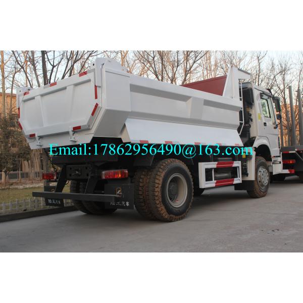 Type 336 camion d'U à benne basculante résistant de HP 4x2 25 empattement de la matière de charge de tonne 3800mm