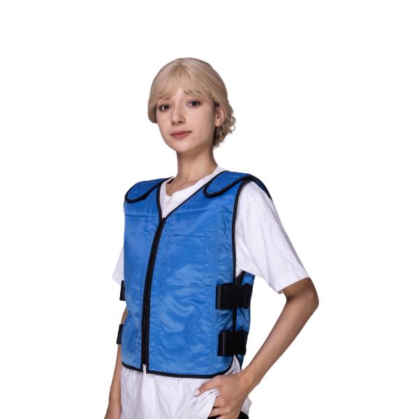 Прохожий жилет для работы на открытом воздухе, изготовленный из 100% полиэстерной ткани