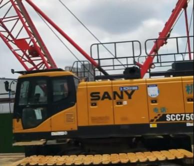 2020 Shacman SCC750E avec une capacité de levage nominale maximale de 75 tonnes