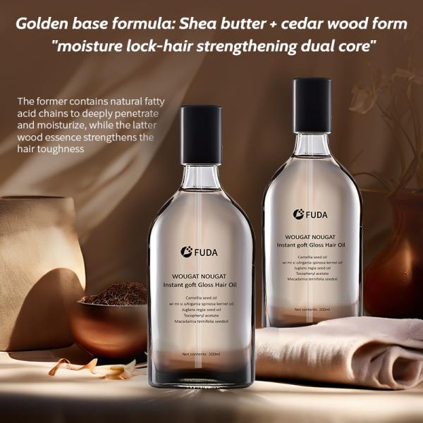 Plant Extract Essential Cedarwood Hair Oil No Rinse Salon Grade Anti Breakage