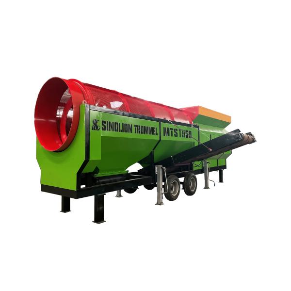 6.5-10T Small Soil Screener for Precise Compost and Organic Material Sieving