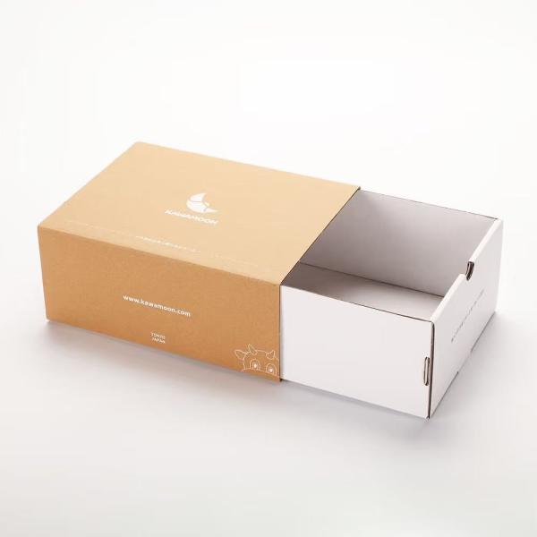 Foil Stamping Drawer Corrugated Paper Packaging Box Custom Cardboard Packaging Express Carton