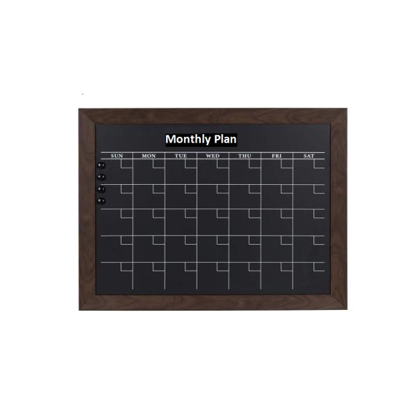 Black 24x36 Wood Framed Chalkboard Customized Logo OEM Service