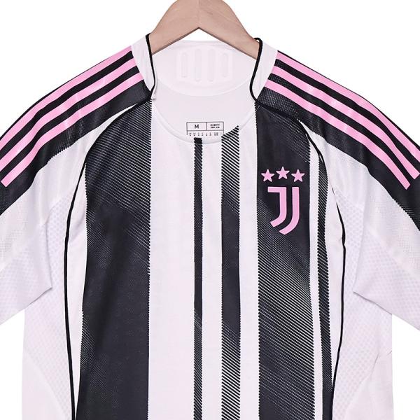 Juventus 2025-2026 season home player version jersey group customization