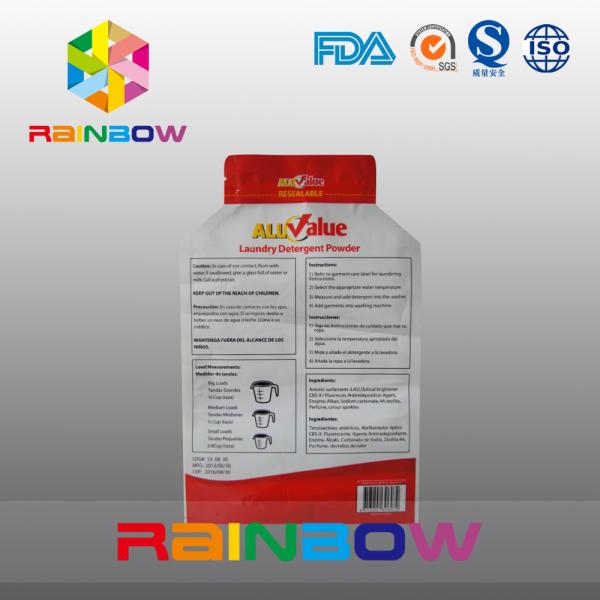 Modificado para requisitos particulares imprimiendo el bolso del envase de plástico para el polvo del detergente para ropa 500g/el detergente