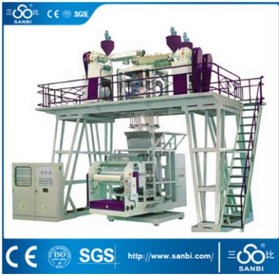 High speed Three  Layers CPP Plastic Film Blowing Machine (SJ-50*3,60*3 Model)