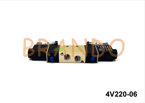 Pneumatic Solenoid Air Control Valve 4V Series For CNC Machinery AC220V DC24V