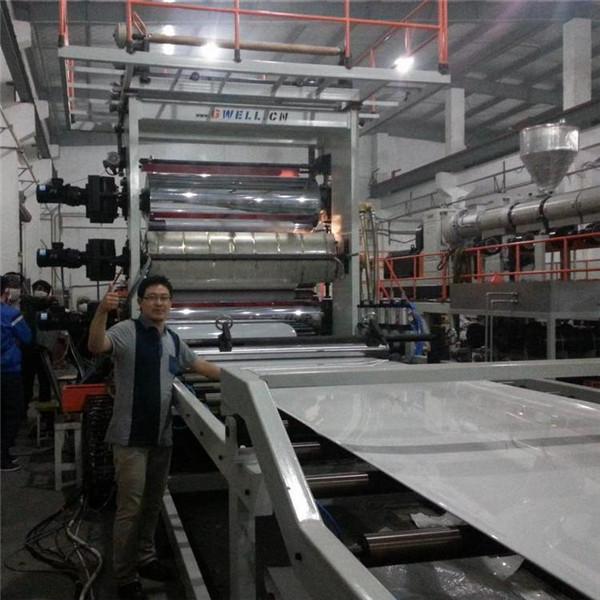 ABS PP PE Board Extrusion Line for Cabinets and Outdoor Signs
