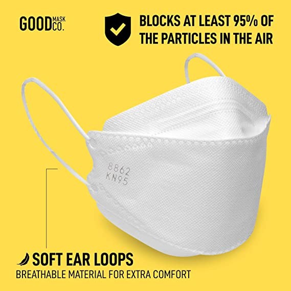 Lamosi KN95 Face Mask Disposable Filter Efficiency 95%