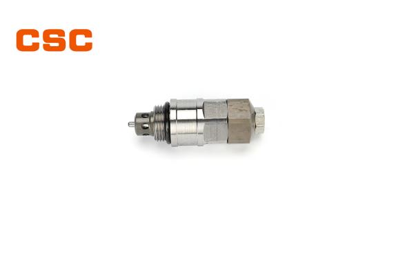 Steel Hydraulic Control Valve Parts , HITACHI 200-5 Excavator Relief Valve