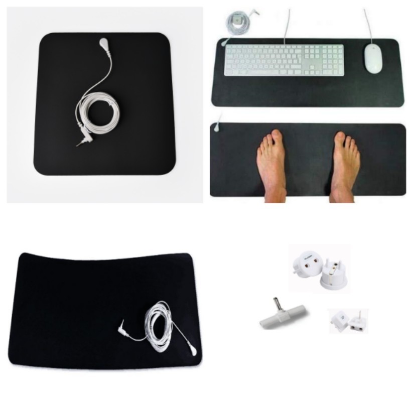 Customizable Size Conductive Leather Grounding Mat with 15ft Cord for Anti-Static Protection