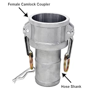 Camlock Type Hose Pipe Fittings Stainless Steel Aluminum Brass Quick Release Coupling