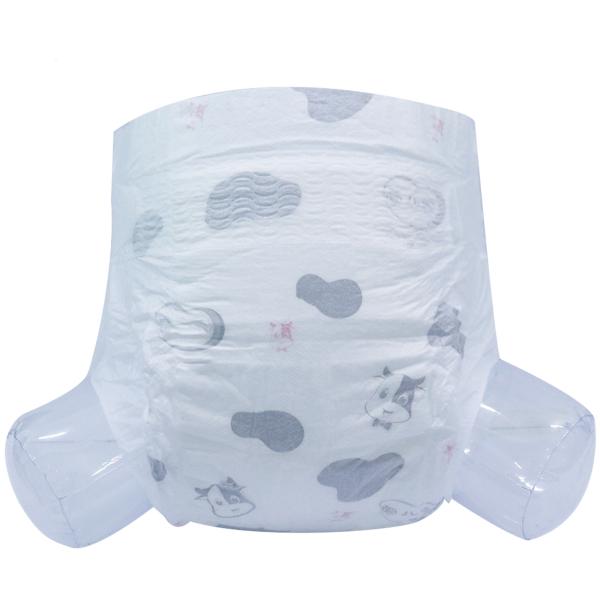 white ADL Nonwoven Topsheet Disposable Baby Diapers