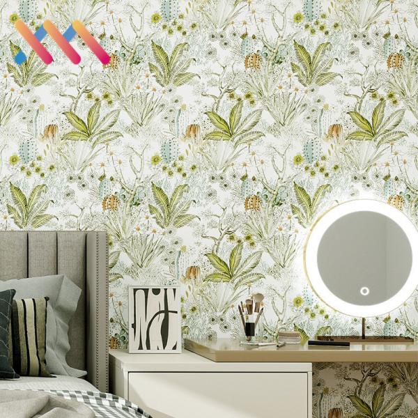 Self Adhesive Waterproof 3D Natural Flower Wallpaper for Easy Installation on Any Smooth and Clean Surfaces
