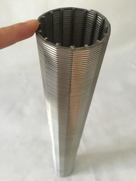 Embalagem de caixa de madeira para tela de fio de cunha tamanho de fio 1,5x2mm abertura de ranhuras 0,02mm-15mm