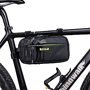 Bike Handlebar Bag, Multifunctional Mountain Bike Crossbar Front Bag Road Bike Basket Bicycle Frame Bag Waist