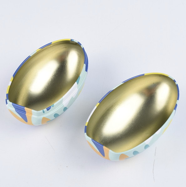 Envase para huevo de metal para la Pascua por el fabricante de envases de lata