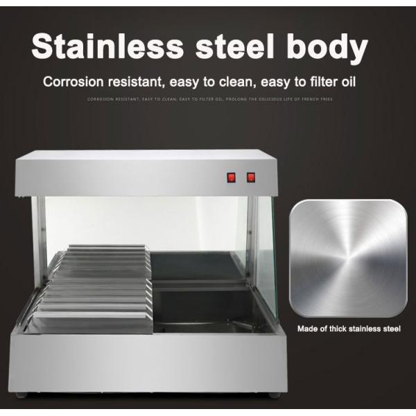 Коммерческая кухонная утварь столешница пищевой теплый электрический с дизайном из нержавеющей стали