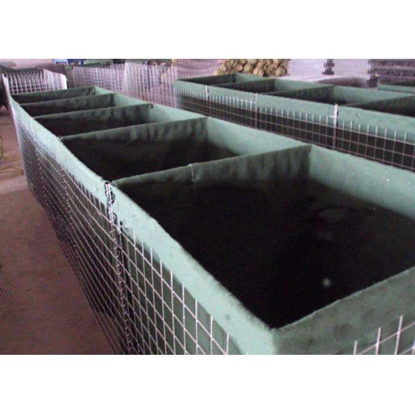 Welded itary sand gabion box wall  barrier Гальванизированный сварный армейский барьер Военная песчаная стена Оборонная безопасность Военная габионная коробка