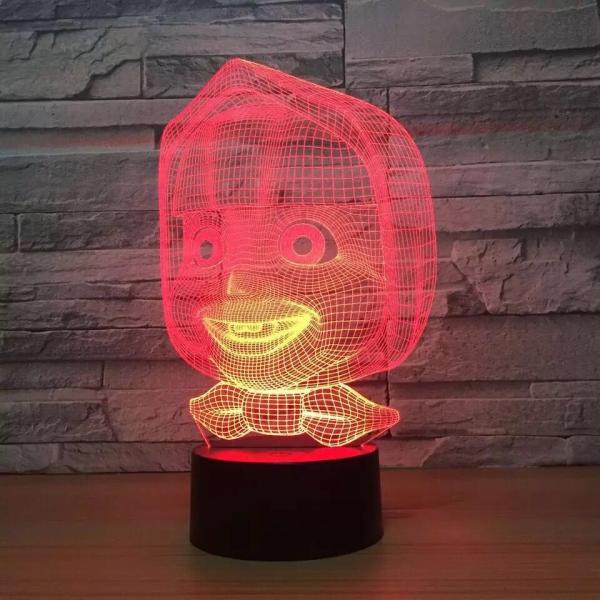 Indoor Acrylic 3D LED Night  Light for Gift ,Decoration LED Light