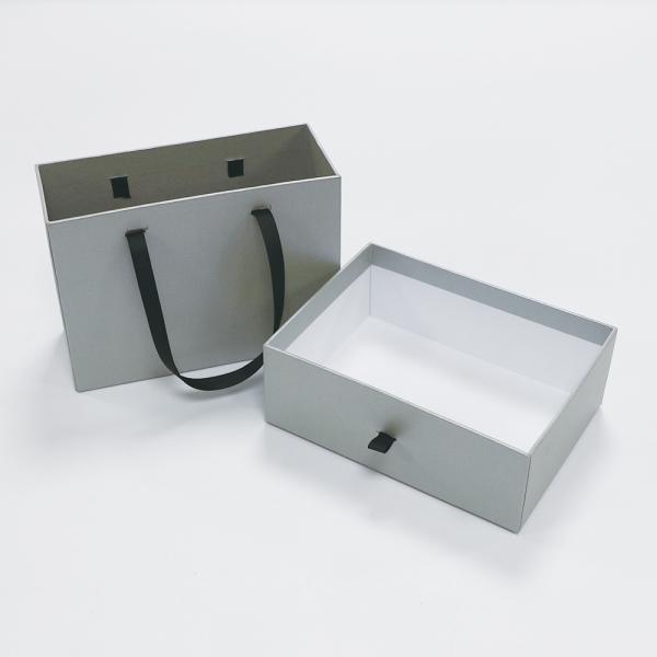 Cinza 157g Art Paper Cardboard Drawer Boxes do terno de negócio do GV do CE