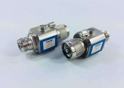 Custom 10KA Coaxial Cable Surge Protector N Interface / Antenna Signal Lightning Arrester
