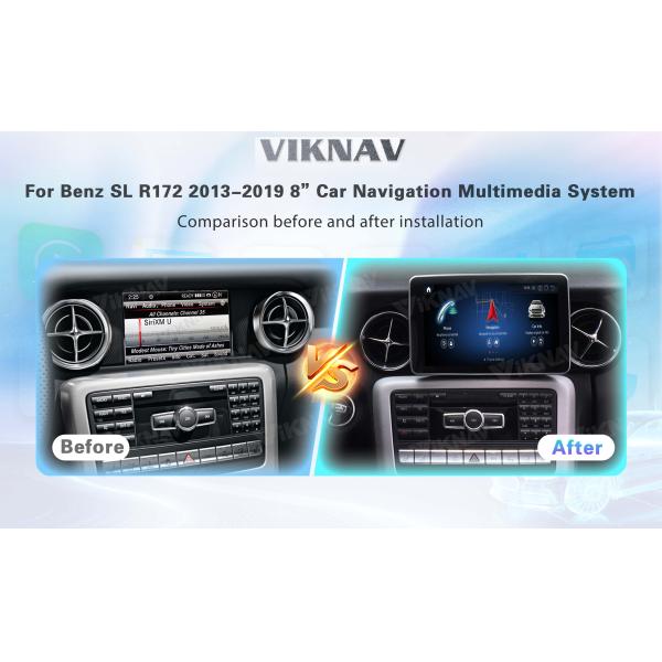 Viknav 8-дюймовое авторадио Android с мультимедийным плеером для экрана для Mercedes Benz SL SLK SLC R172 2013-2019 GPS 2Din NTG4.5