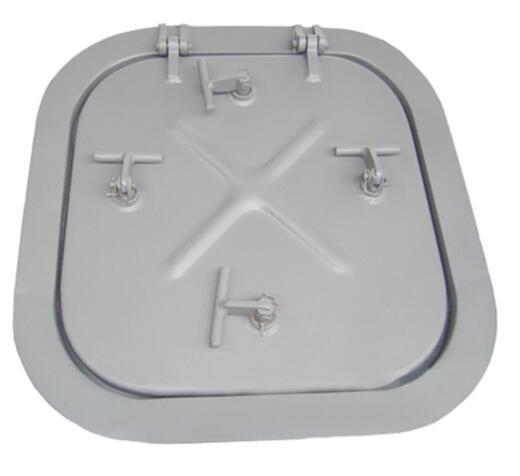 Aluminum Sunk Marine Deck Hatch Covers CB958-80 Standard 646x646 Outside Size