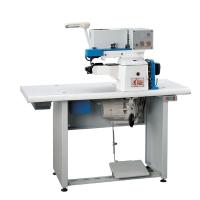 220v 50hz Semi Automatic Leather Edge Folding Machine With Gluing 1.1kw