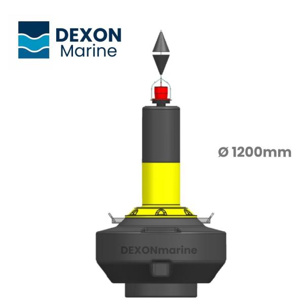 Diameter 1200mm Cardinal Marker Marine Buoys Boat Navigation Buoys OEM Logo