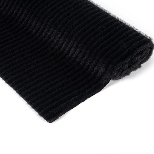 2024 Soft Cut Pile Short Fur Carpet Fabric com desenhos e padrões de design personalizados