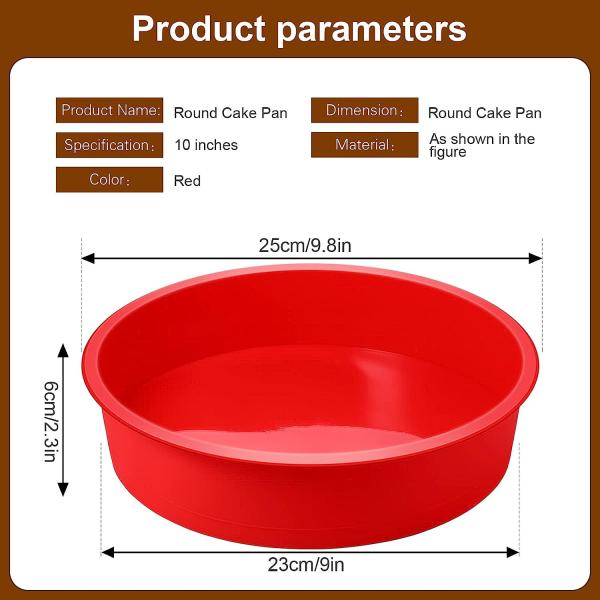 Molde insípido del pastel de queso del silicón para cocer práctico Microwaveable