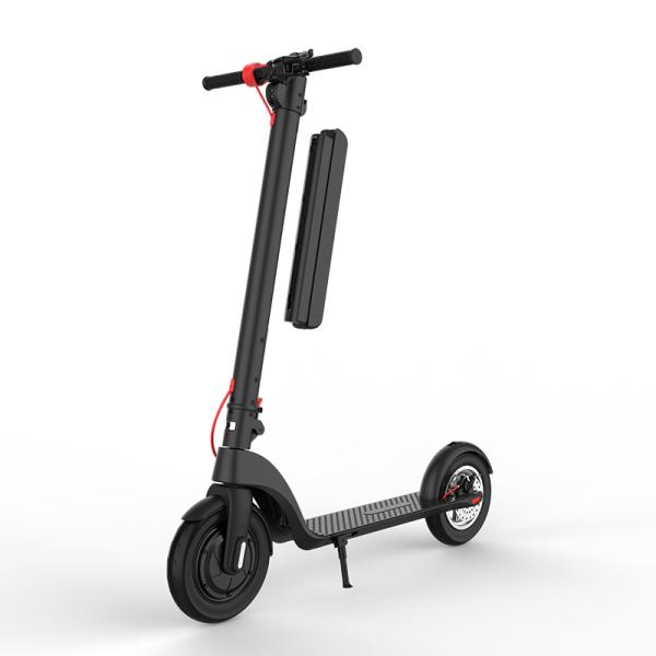 Livraison d'entrepôt UE/États-Unis 350W X8 Scooter électrique pliable 10 pouces 10Ah Scooters électriques pour la connectivité Bluetooth