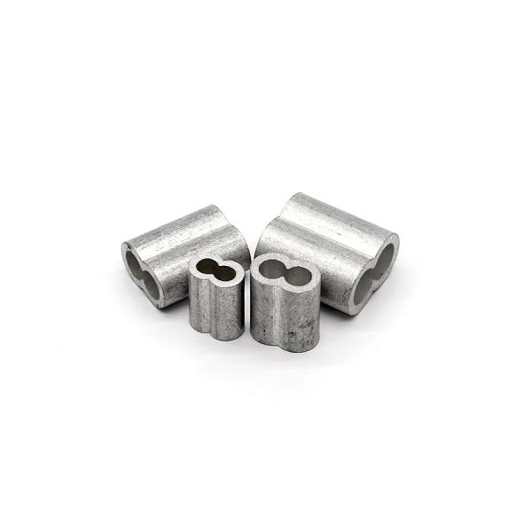 0.5mm-50mm Stainless Steel Wire Rope Accessories Aluminum Stainless Steel Swage Sleeves