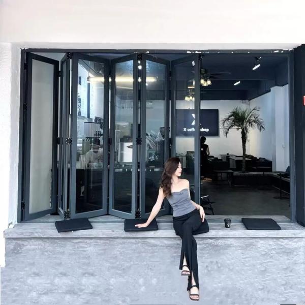 Glass Soundproof Bifold Window: High-Quality Aluminium Folding Windows