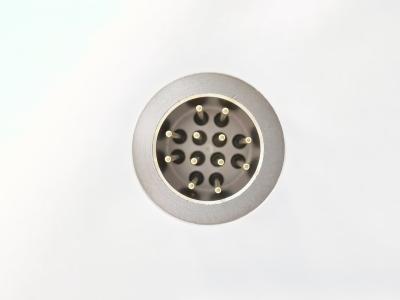 Connecteurs hermétiques à vis 100A-300A avec isolation en verre et nickel électroless