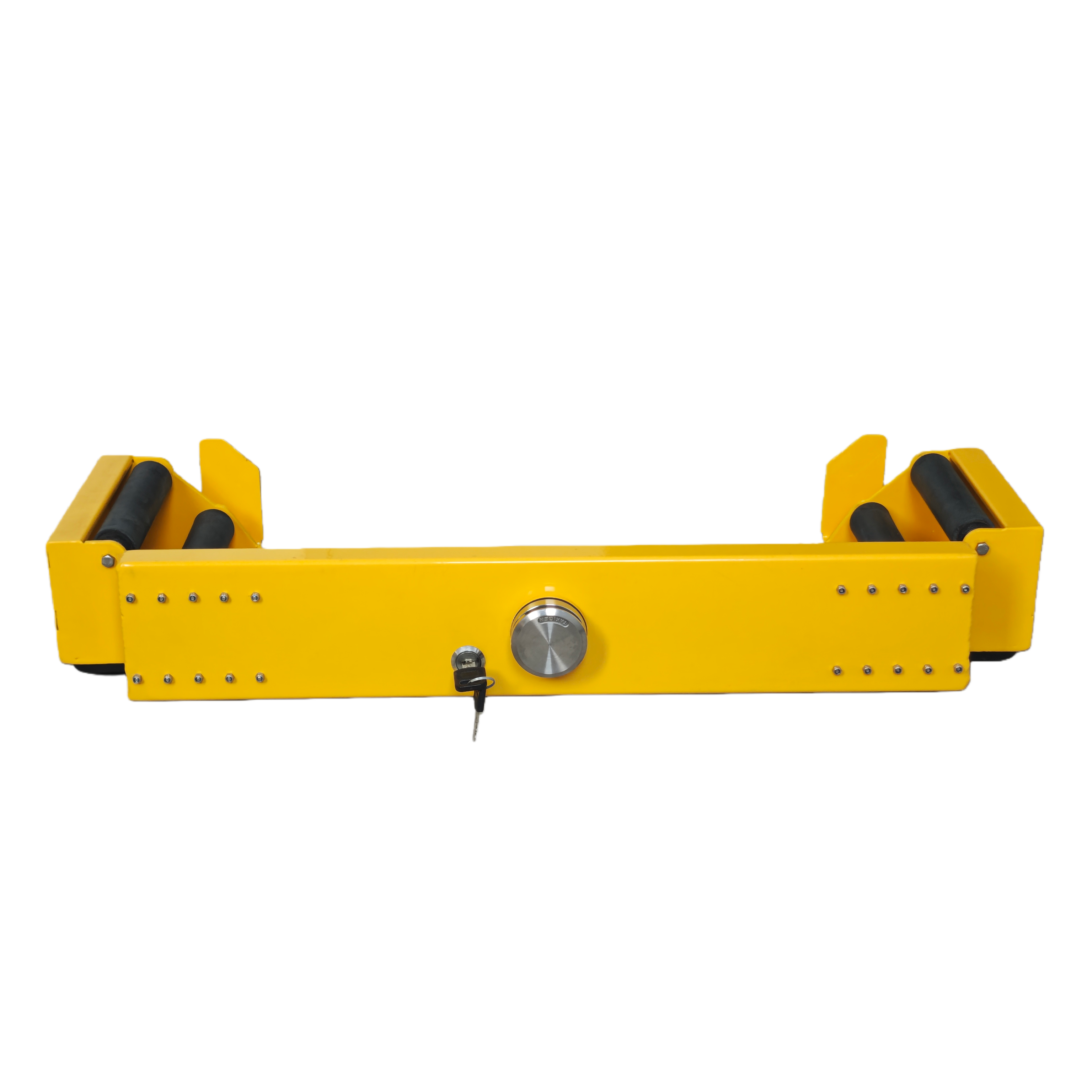 Lightweight Yellow Electrostatic Spraying Anti Theft Wheel Lock for Secure Parking