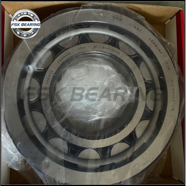 Однорядный NU326 ECJ цилиндрический роликовый подшипник 130*280*58 мм железная клетка